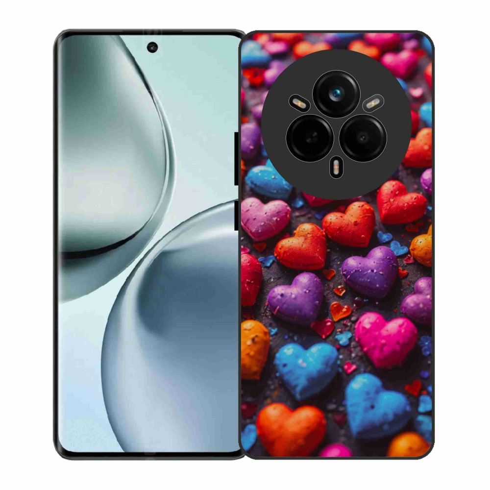 Gél borítás mmCase a Realme 14 Pro 5G készülékhez - színes szív