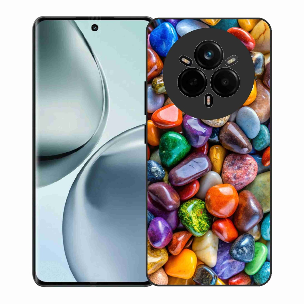 Gél borítás mmCase a Realme 14 Pro+ 5G készülékhez - színes strasszkövek