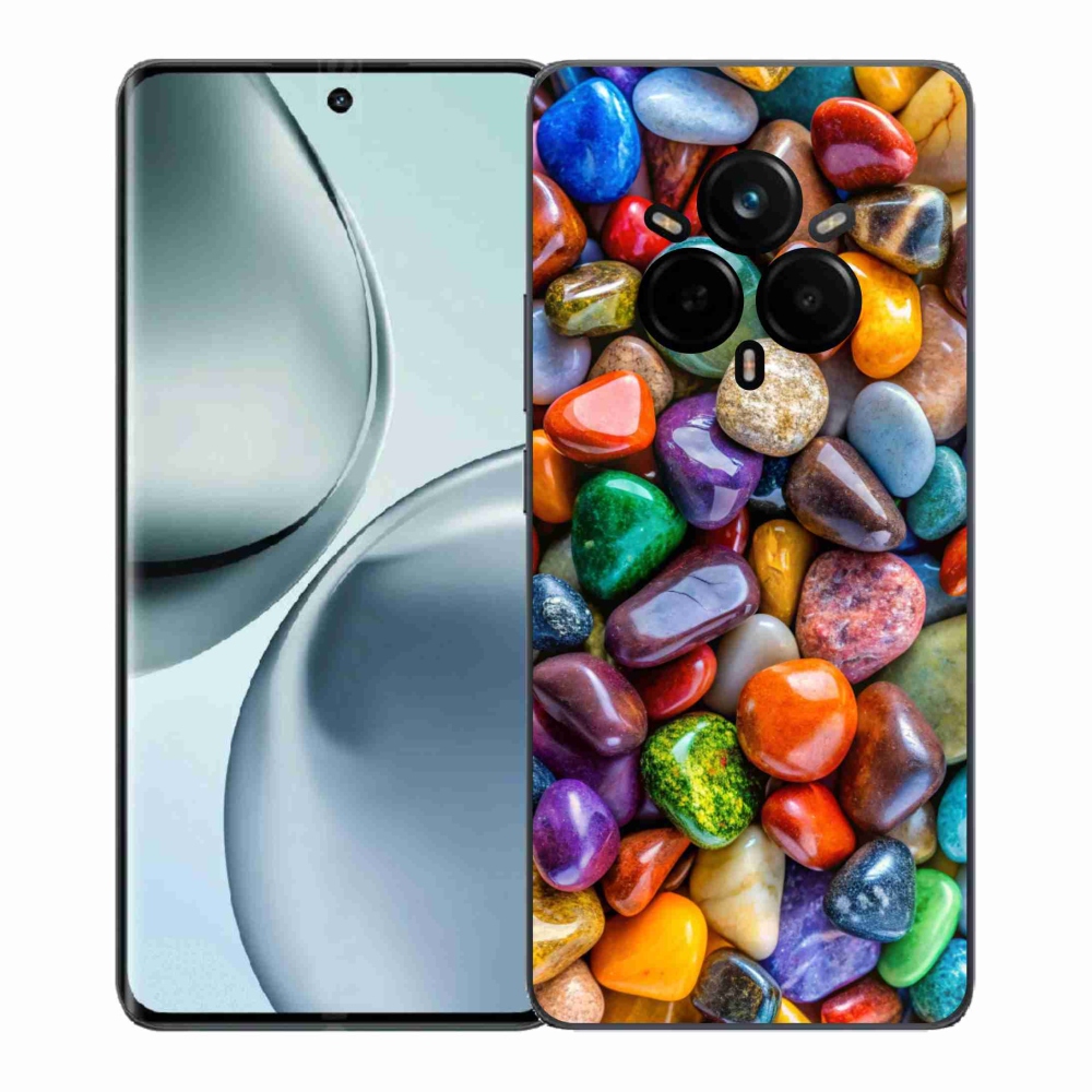Gél borítás mmCase a Realme 14 Pro+ 5G készülékhez - színes strasszkövek