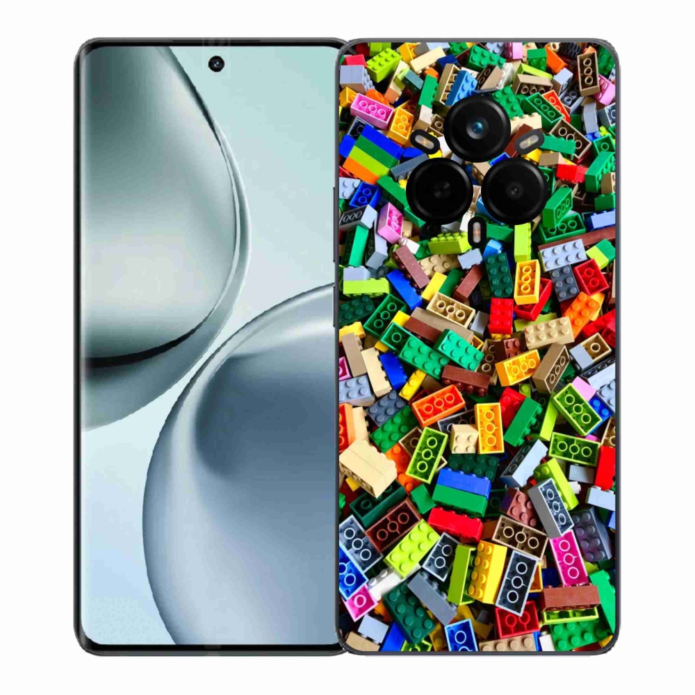 Zselés borítás mmCase a Realme 14 Pro 5G készülékhez - színes építőelemek