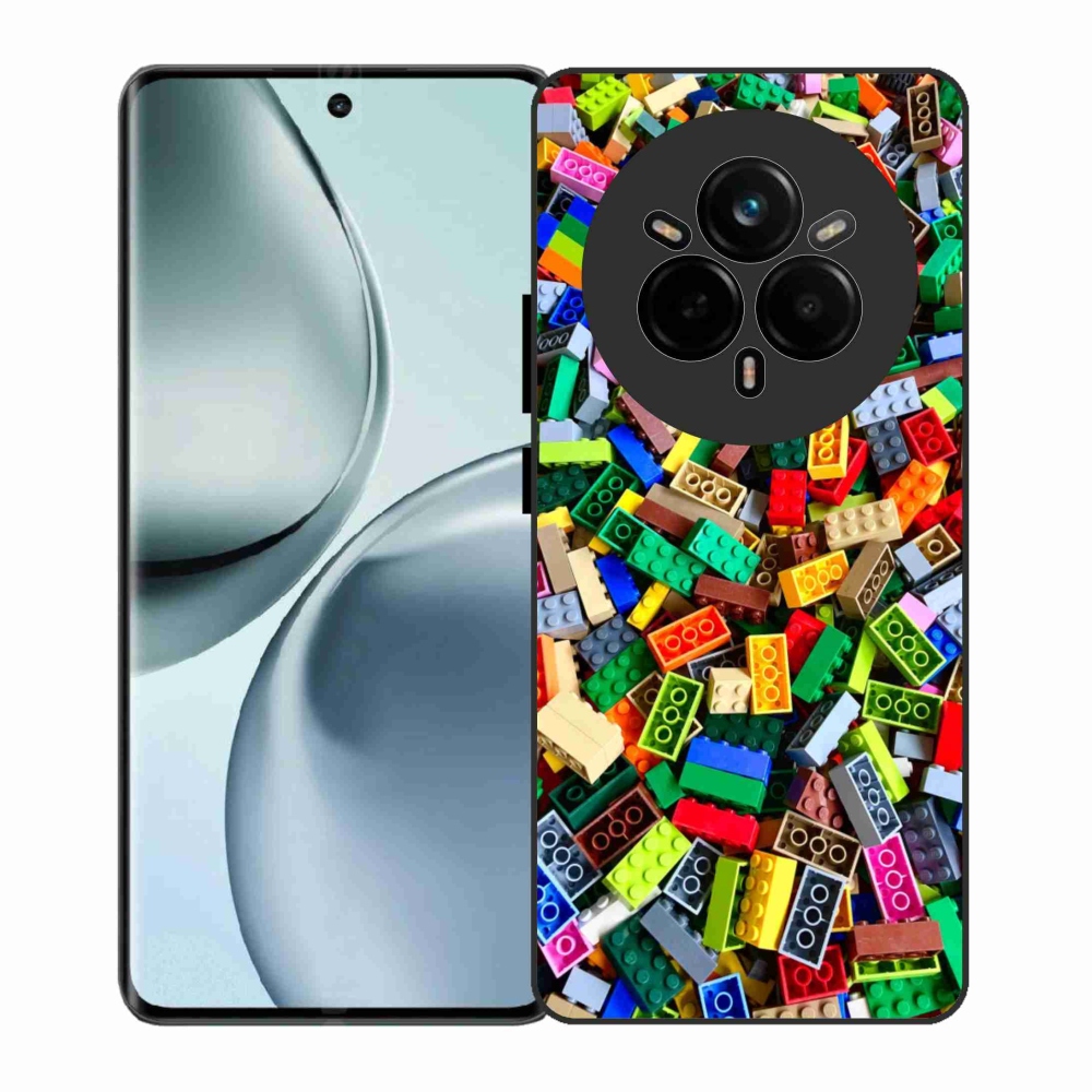 Zselés borítás mmCase a Realme 14 Pro 5G készülékhez - színes építőelemek