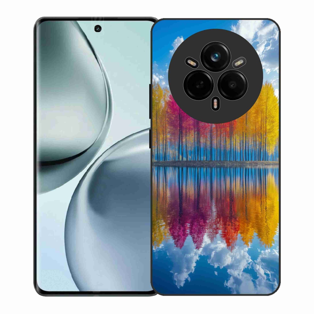 Gél borítás mmCase a Realme 14 Pro+ 5G számára - színes fák