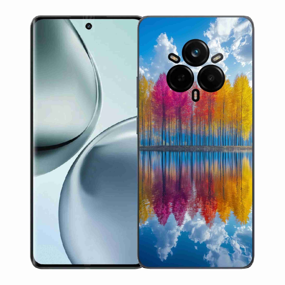 Gél borítás mmCase a Realme 14 Pro 5G számára - színes fák