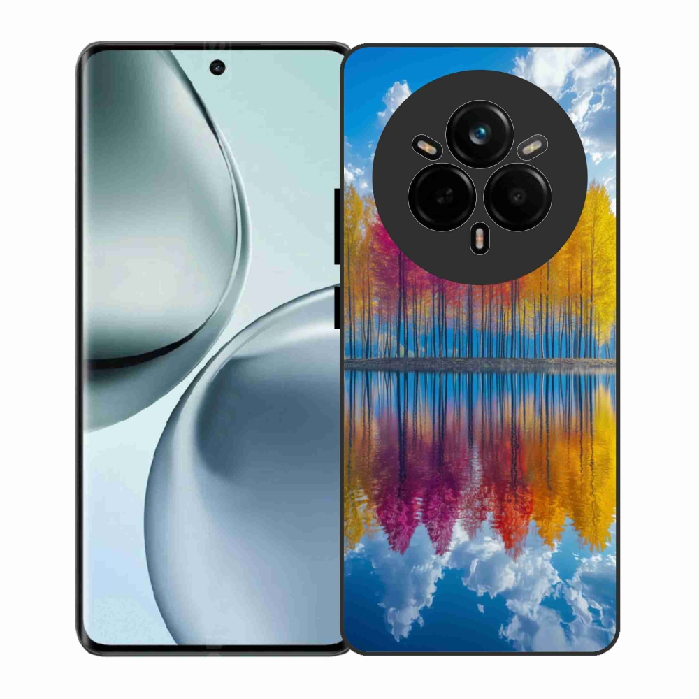 Gél borítás mmCase a Realme 14 Pro 5G számára - színes fák