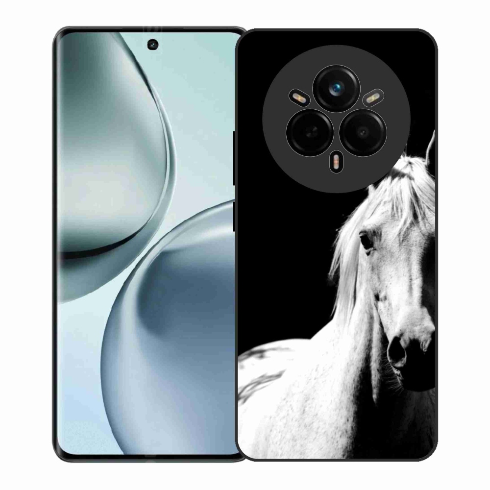 Zselés borítás mmCase a Realme 14 Pro+ 5G számára - fehér ló 5