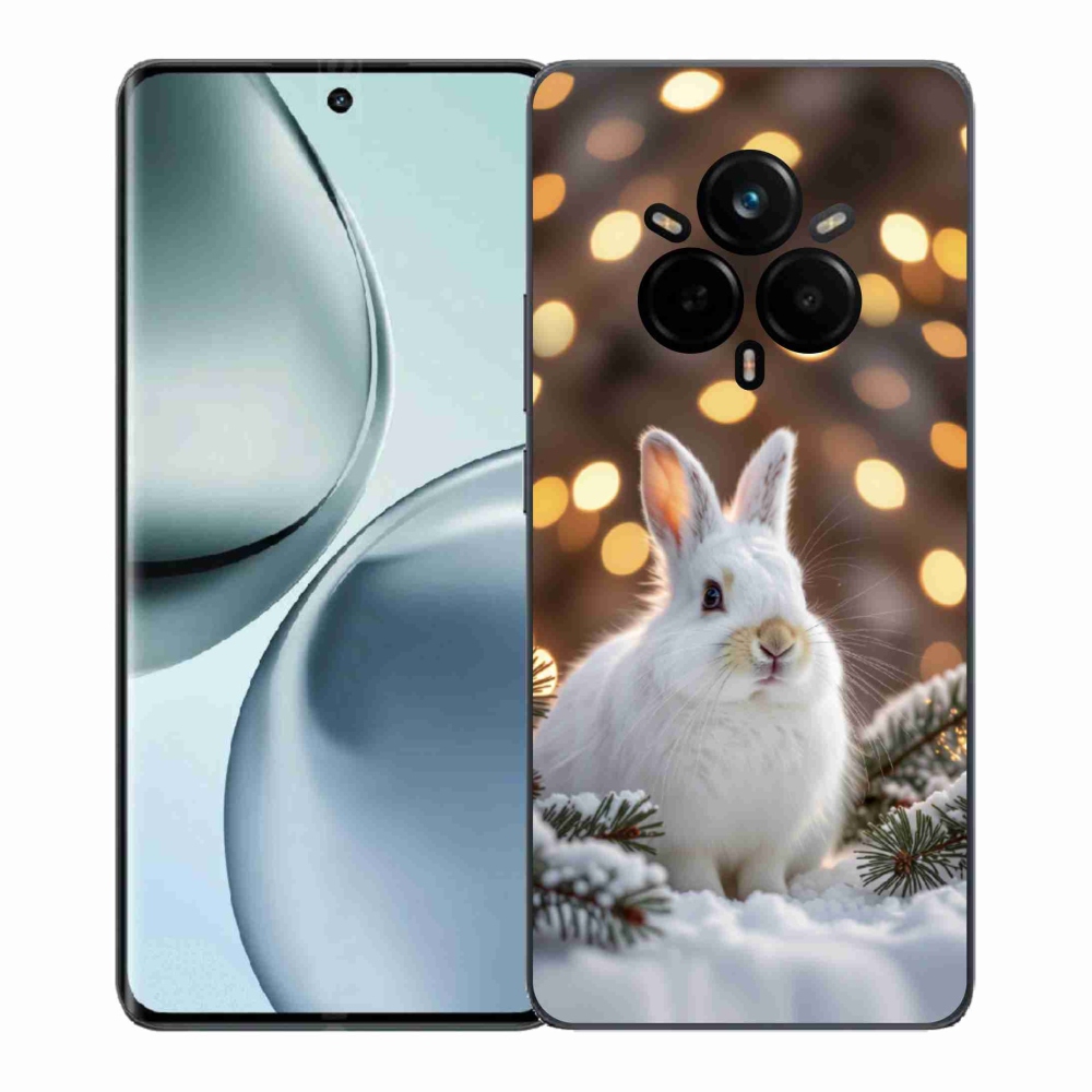 mmCase géltok a Realme 14 Pro+ 5G-hez – fehér nyúl