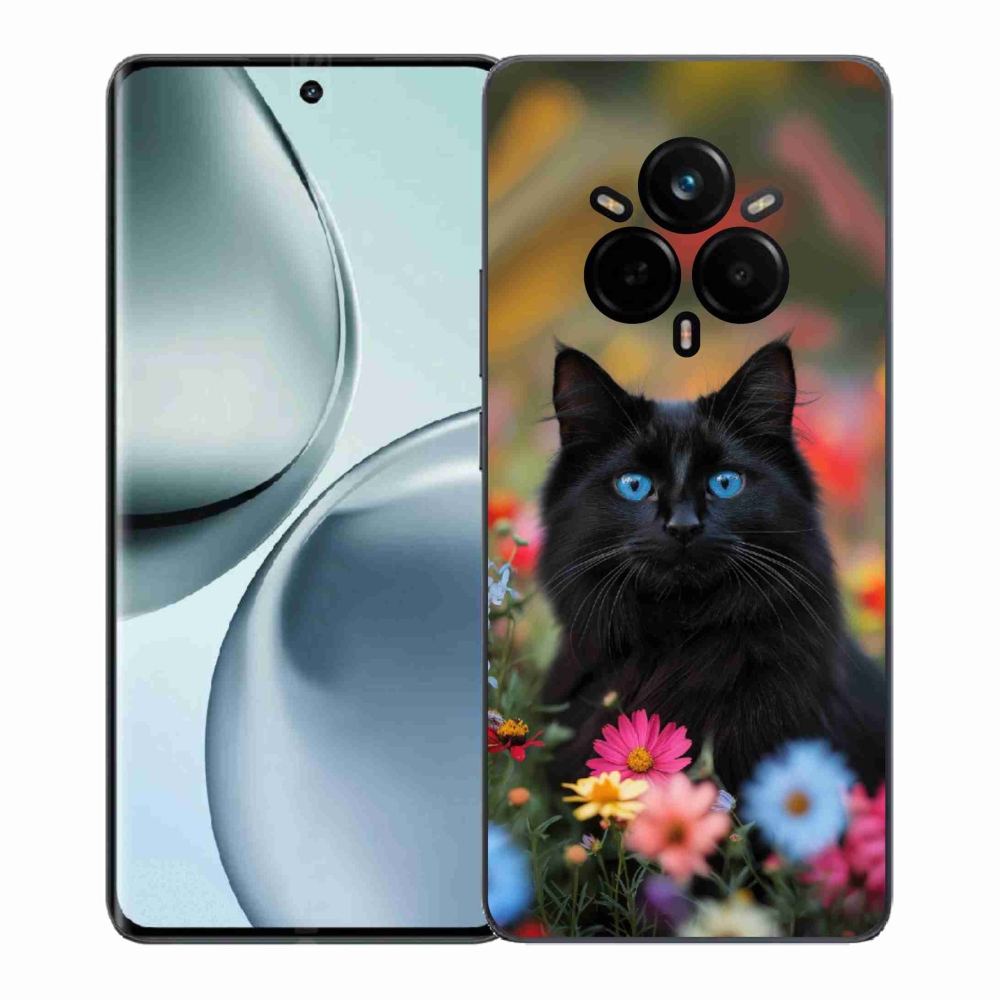 mmCase géltok a Realme 14 Pro+ 5G-hez – fekete cica 4