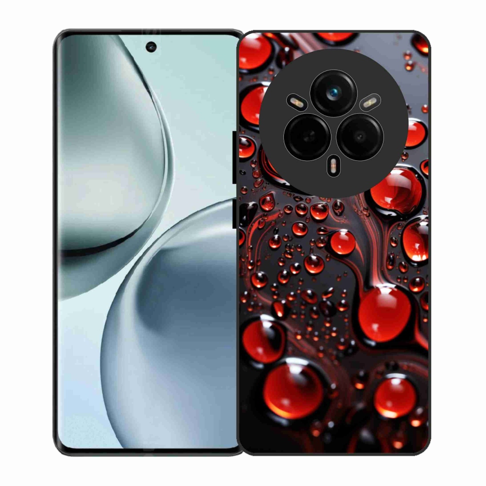 Zselés borítás mmCase a Realme 14 Pro 5G készülékhez - piros csepp 2