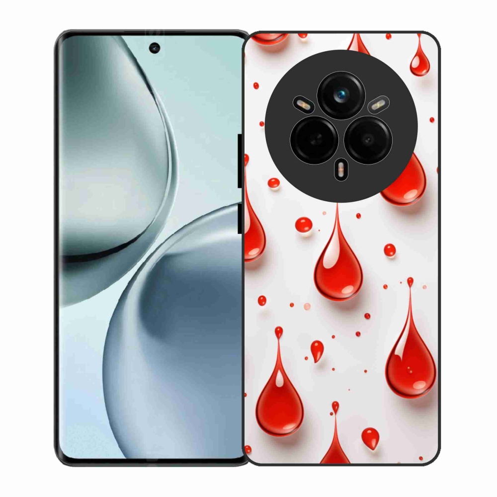 Gél borítás mmCase a Realme 14 Pro 5G készülékhez - piros cseppek