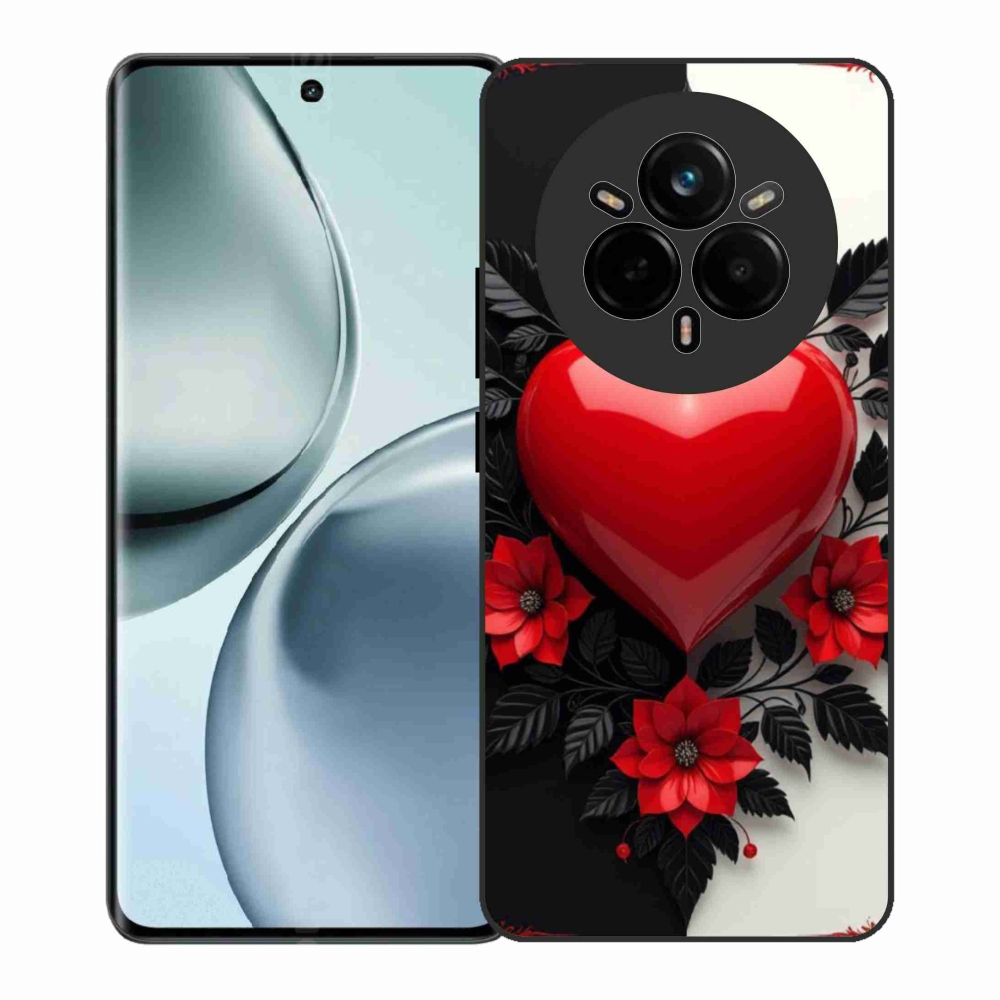 Gél borítás mmCase a Realme 14 Pro+ 5G készülékhez - piros szív