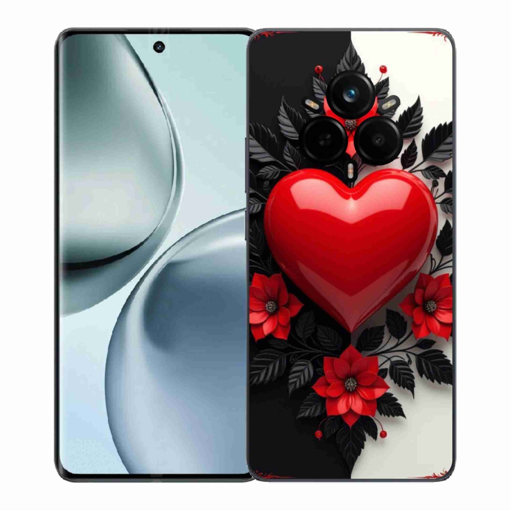 Gél borítás mmCase a Realme 14 Pro 5G készülékhez - piros szív