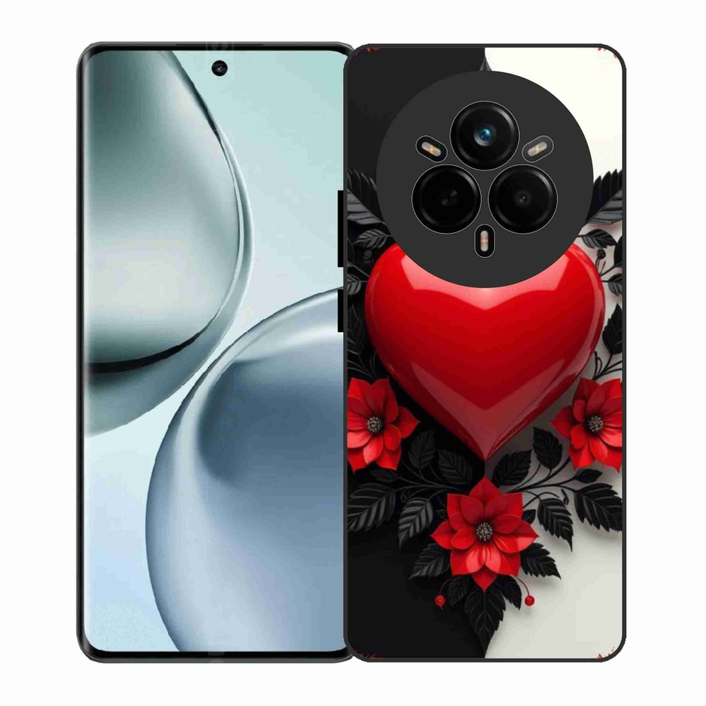 Gél borítás mmCase a Realme 14 Pro 5G készülékhez - piros szív