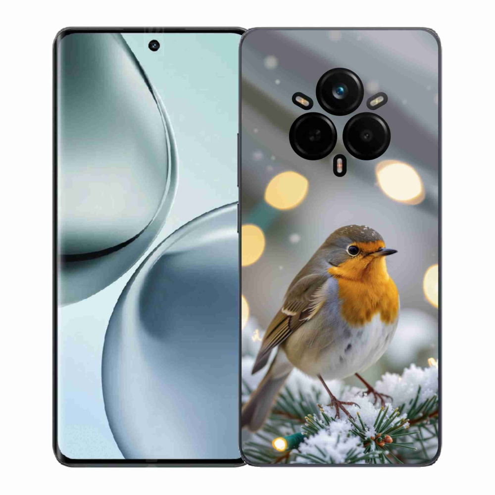 mmCase gélhuzat a Realme 14 Pro+ 5G-hez – téli vörös