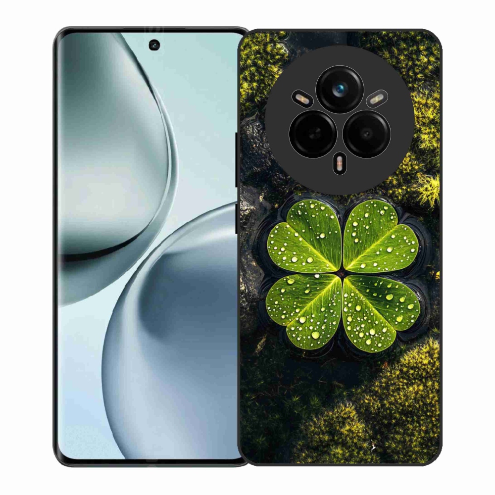 Zselés borítás mmCase a Realme 14 Pro+ 5G készülékhez - négylevelű lóhere