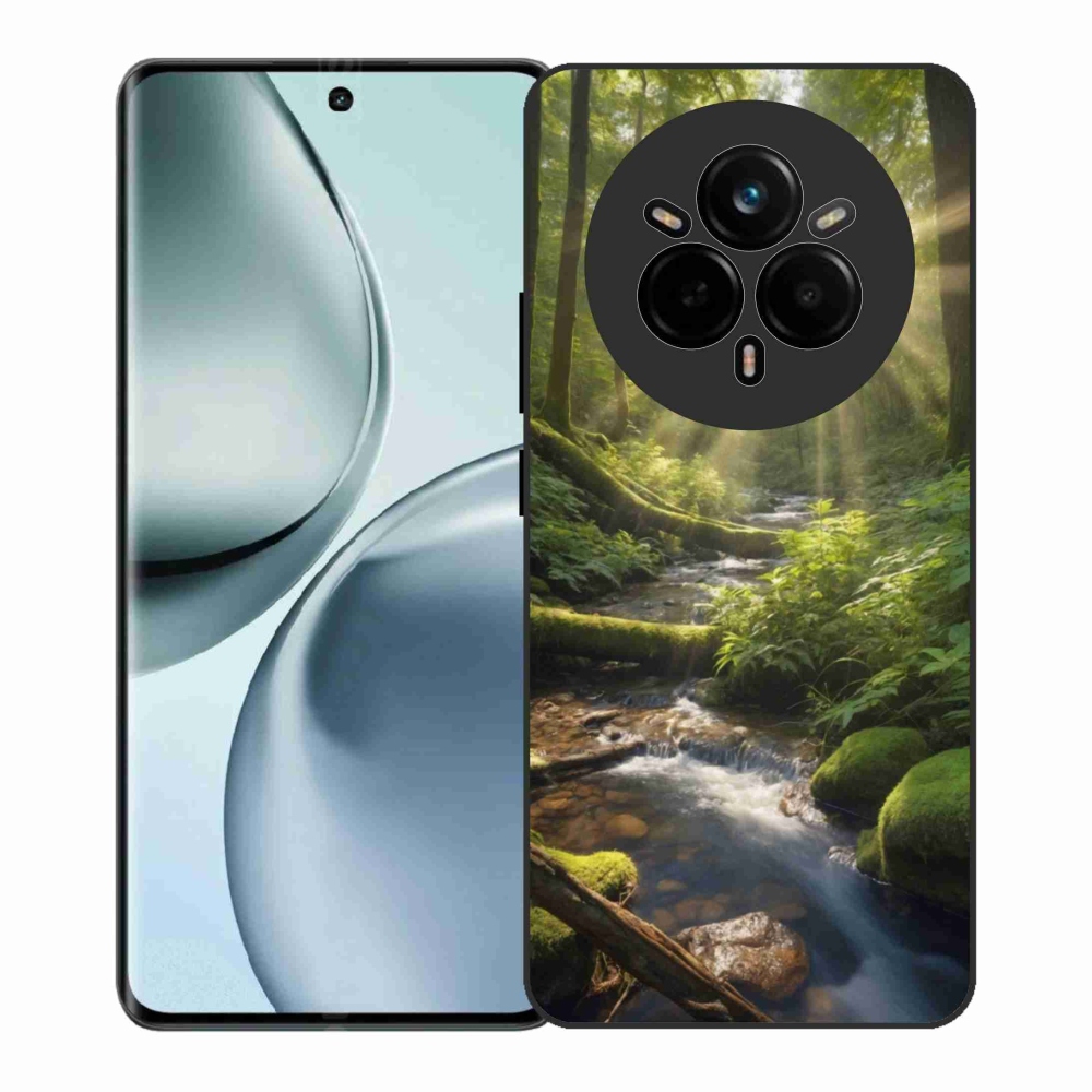 Gél borítás mmCase a Realme 14 Pro+ 5G számára - erdő mélysége