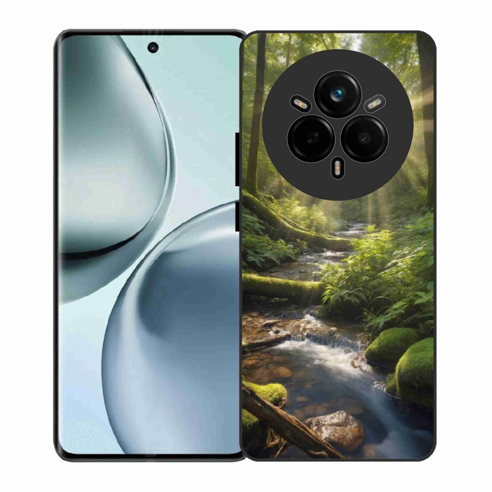 Gél borítás mmCase a Realme 14 Pro 5G számára - erdő mélysége
