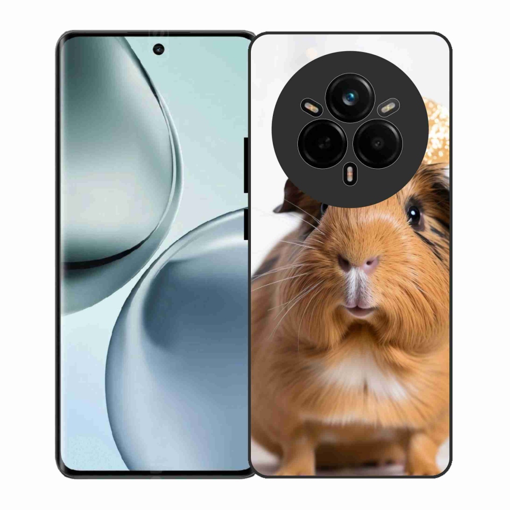 Zselés borítás mmCase a Realme 14 Pro 5G készülékhez - barna tengerimalac