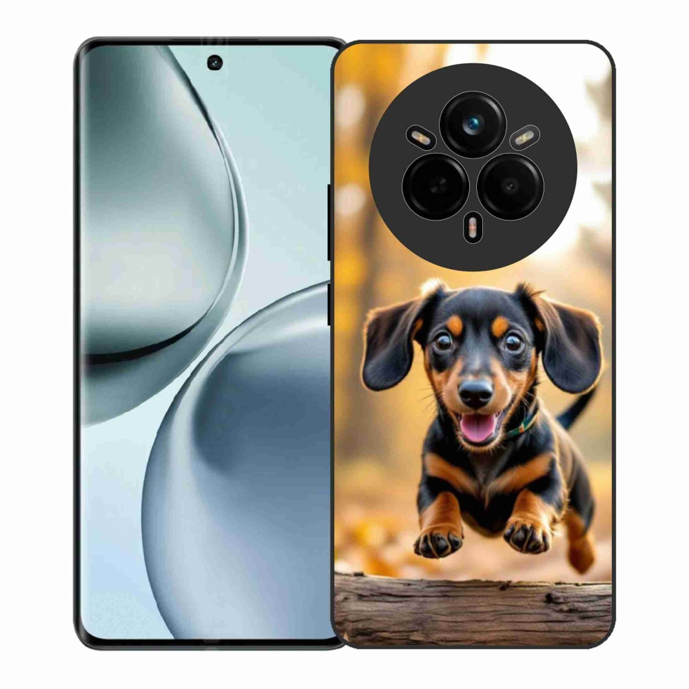Gél borítás mmCase a Realme 14 Pro+ 5G számára - tacskó 2