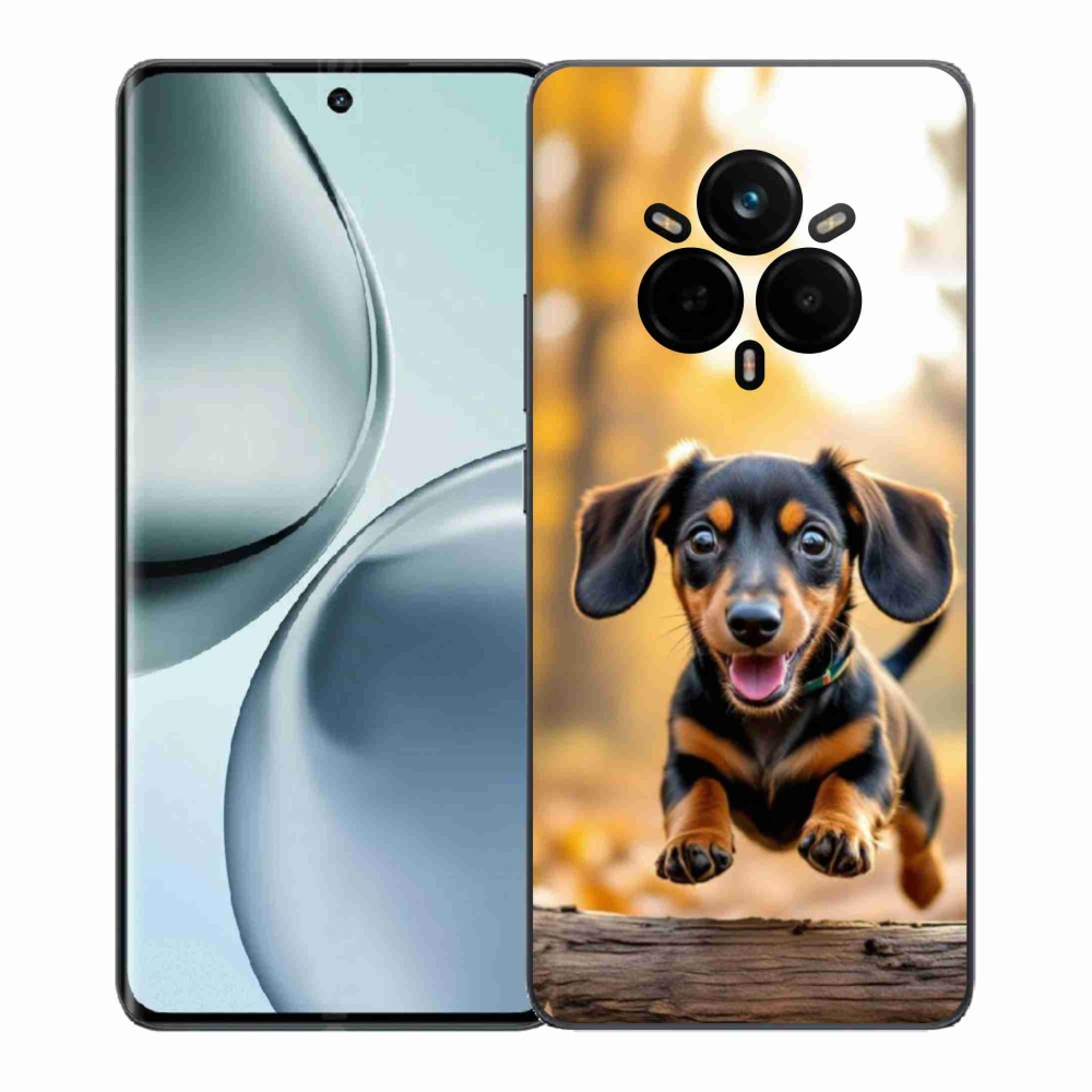 Gél borítás mmCase a Realme 14 Pro+ 5G számára - tacskó 2