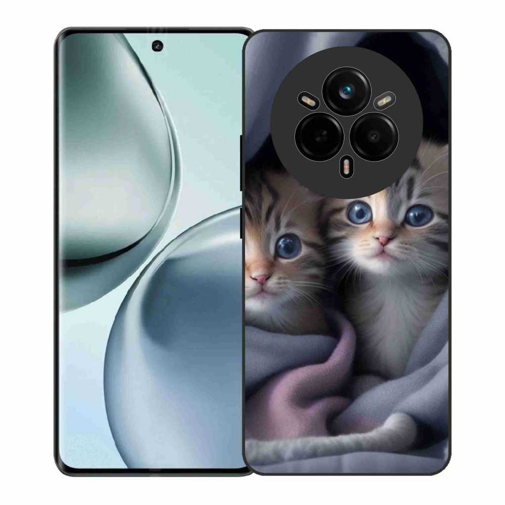 Gél borítás mmCase a Realme 14 Pro+ 5G számára - cat duo 2