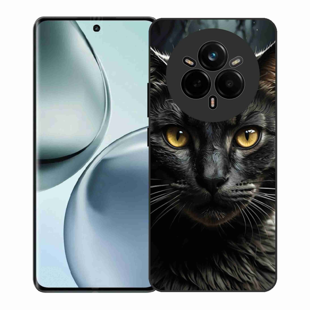 Gél borítás mmCase a Realme 14 Pro+ 5G készülékhez - macskaszem 3