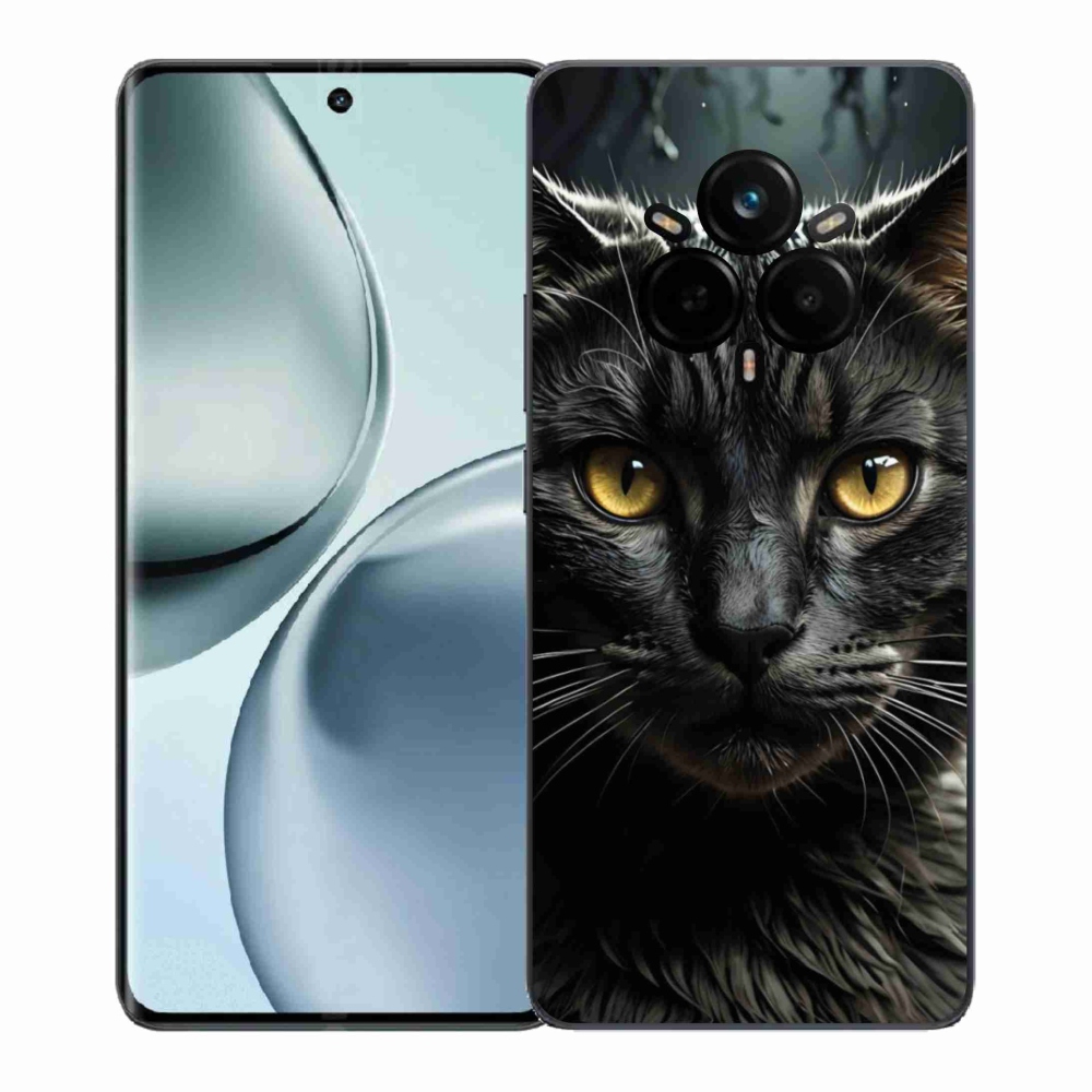 Gél borítás mmCase a Realme 14 Pro+ 5G készülékhez - macskaszem 3