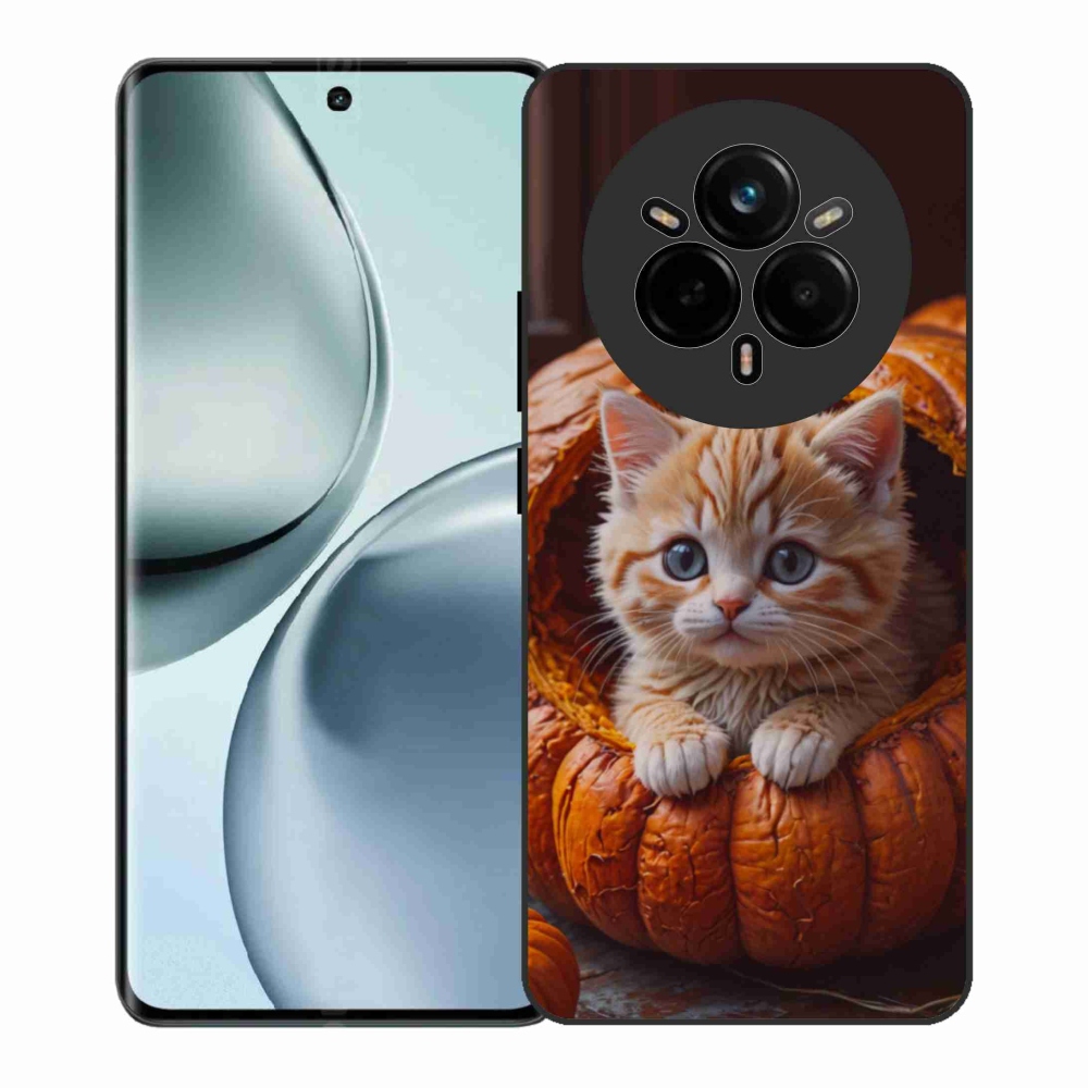 Gél borítás mmCase a Realme 14 Pro+ 5G készülékhez - cica és tök 2