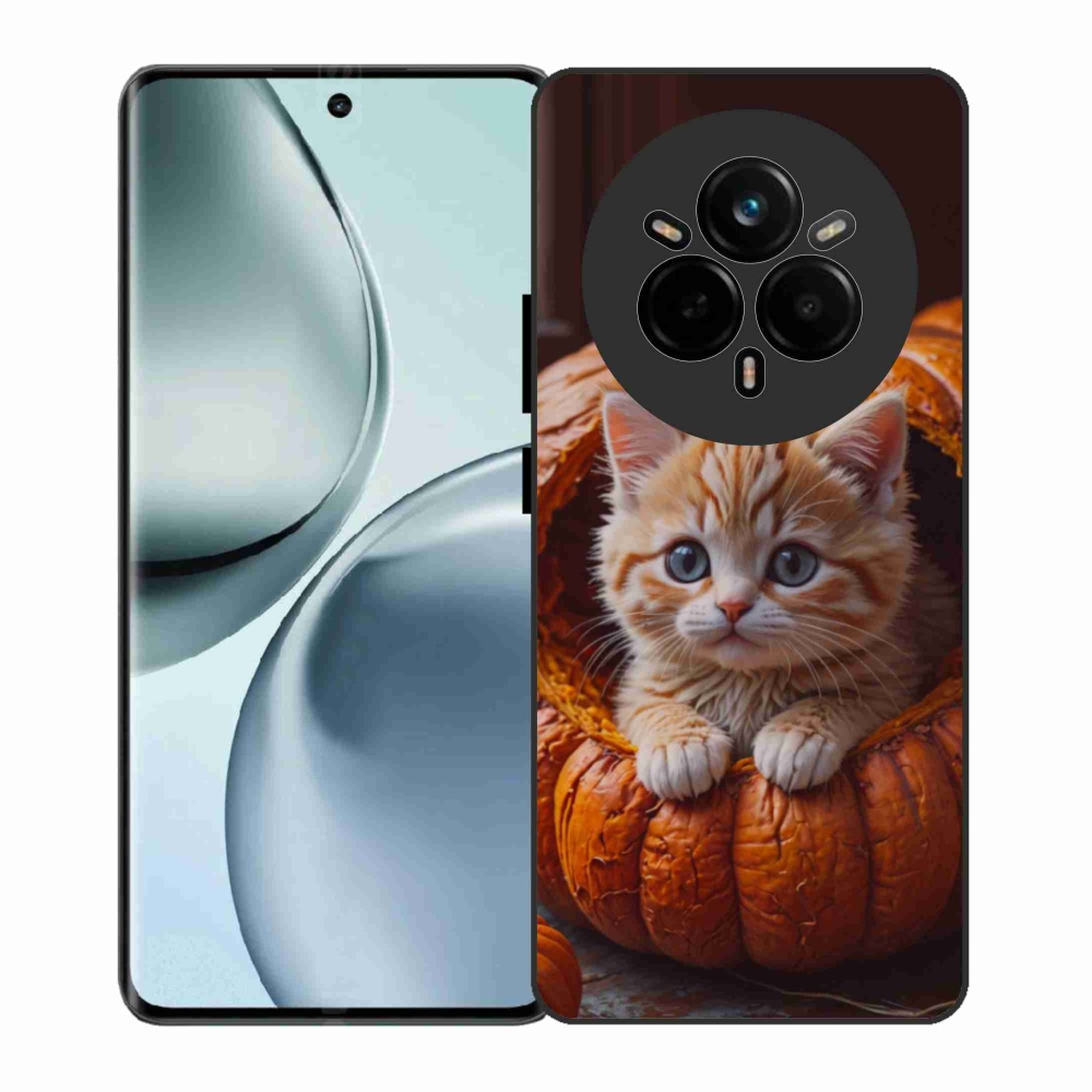 Gél borítás mmCase a Realme 14 Pro 5G készülékhez - cica és tök 2