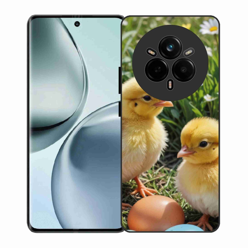 Gél borítás mmCase a Realme 14 Pro 5G számára - csibék