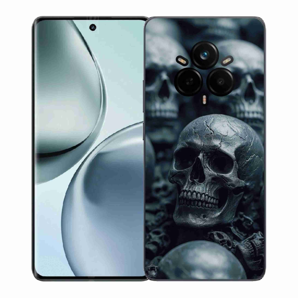 Zselés borítás mmCase a Realme 14 Pro 5G készülékhez - koponya 2