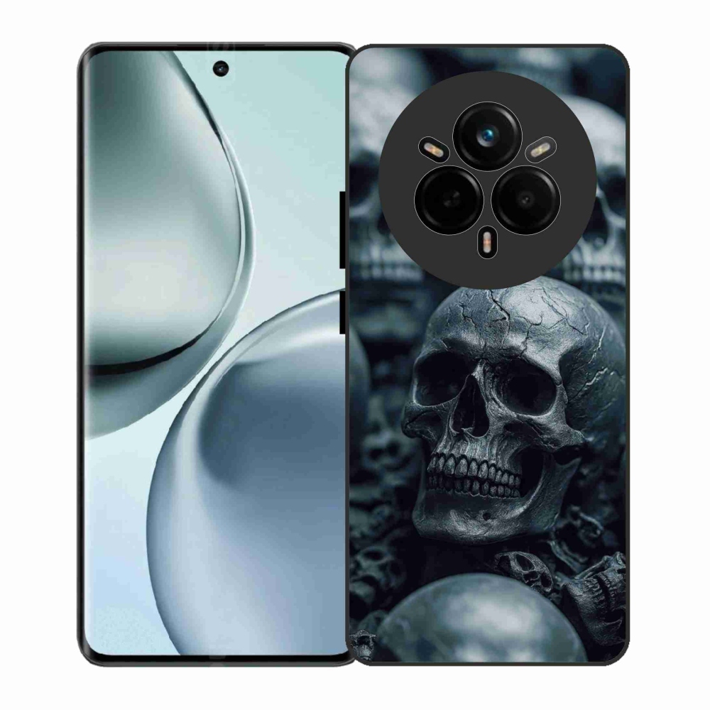 Zselés borítás mmCase a Realme 14 Pro 5G készülékhez - koponya 2