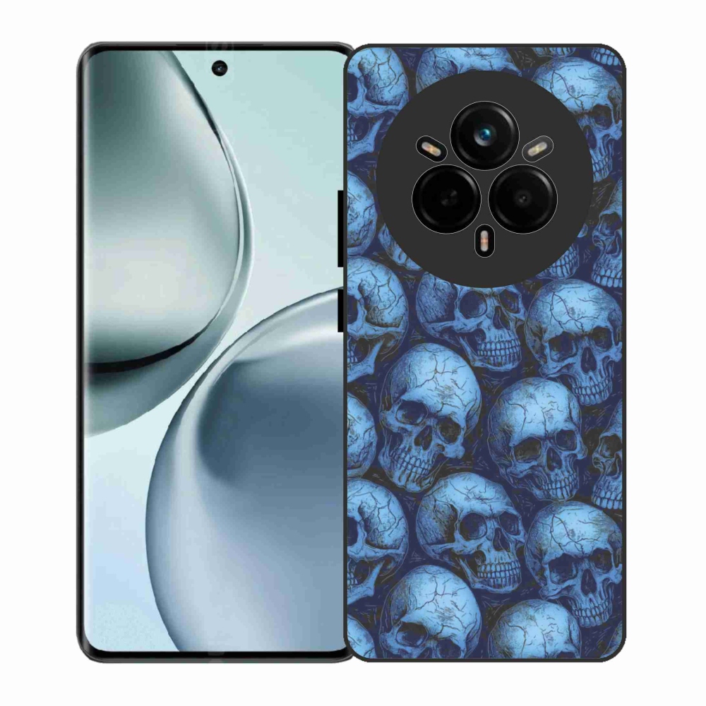 Gél borítás mmCase a Realme 14 Pro 5G készülékhez - koponyák