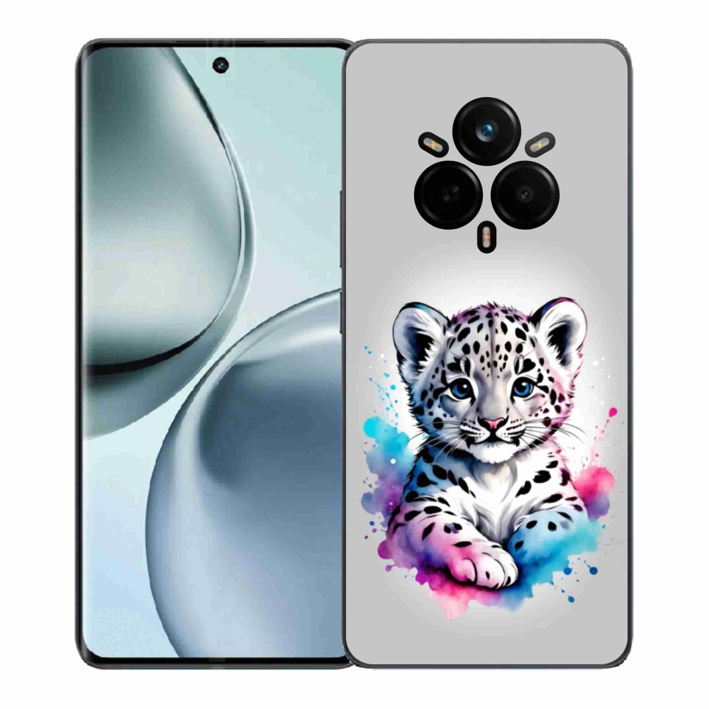 Gél borítás mmCase a Realme 14 Pro 5G készülékhez - leopárd kölyök