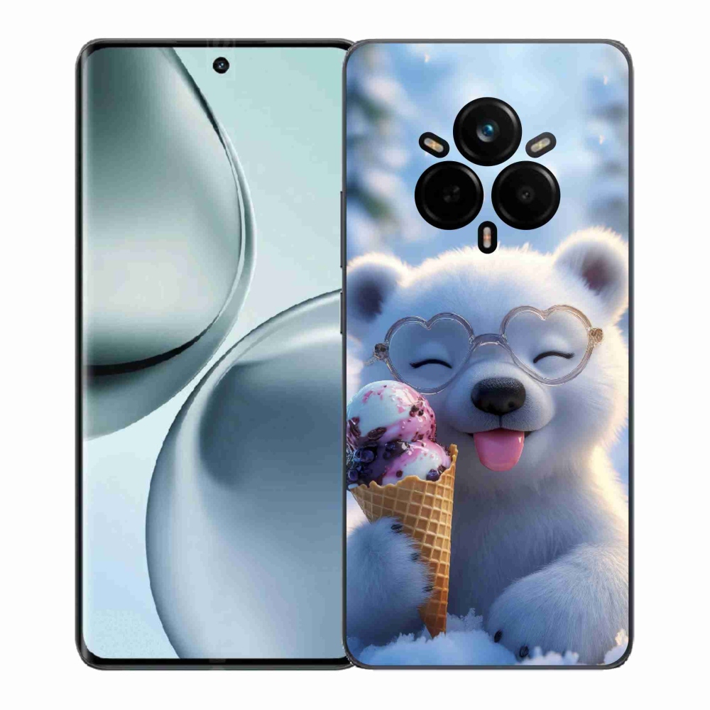 mmCase géltok a Realme 14 Pro+ 5G-hez – mackó fagylalttal