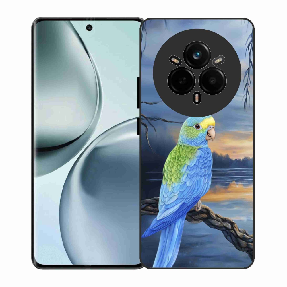 Gél borítás mmCase a Realme 14 Pro 5G készülékhez - kék papagáj
