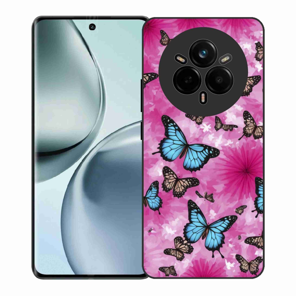 Gél borítás mmCase a Realme 14 Pro+ 5G készülékhez - pillangókert