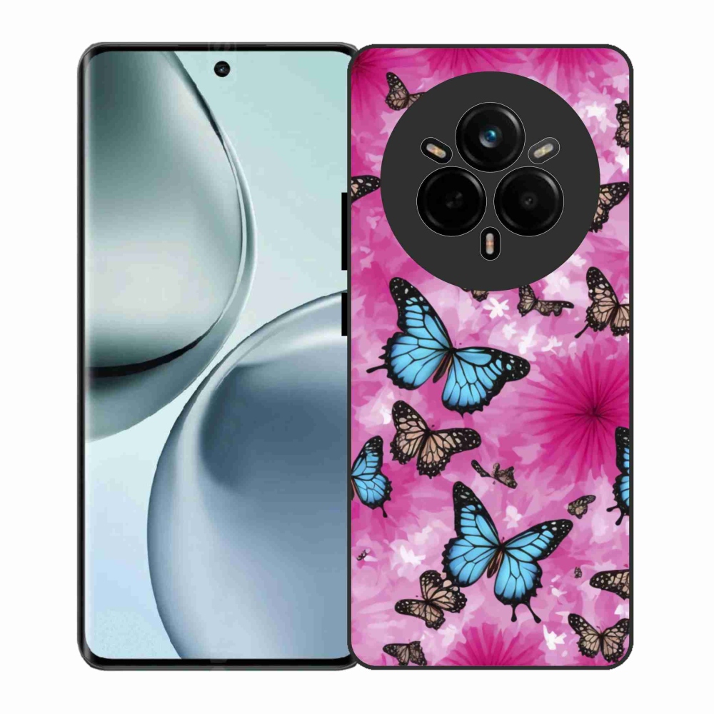 Gél borítás mmCase a Realme 14 Pro 5G készülékhez - pillangókert