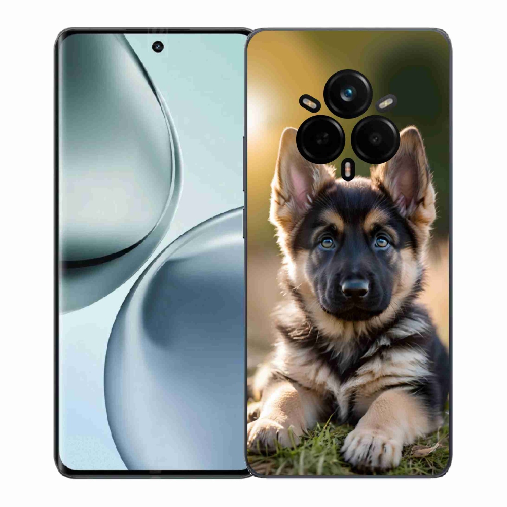mmCase géltok a Realme 14 Pro+ 5G-hez – német juhászkutya a természetben