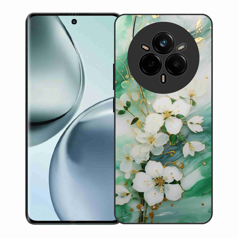 Gél borító mmCase a Realme 14 Pro+ 5G készülékhez - finom virágok