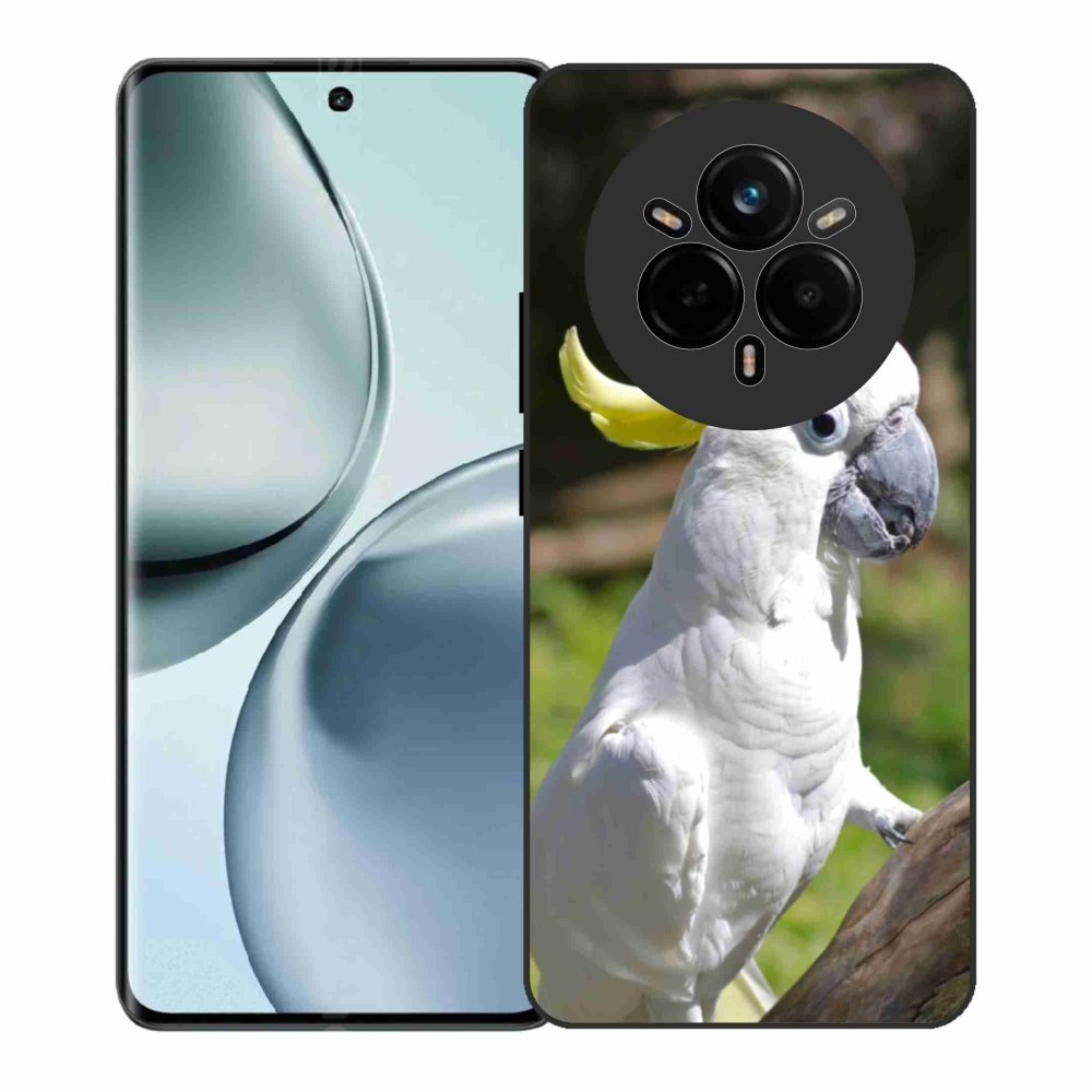 Gél borítás mmCase a Realme 14 Pro+ 5G készülékhez - papagáj kakadu 2