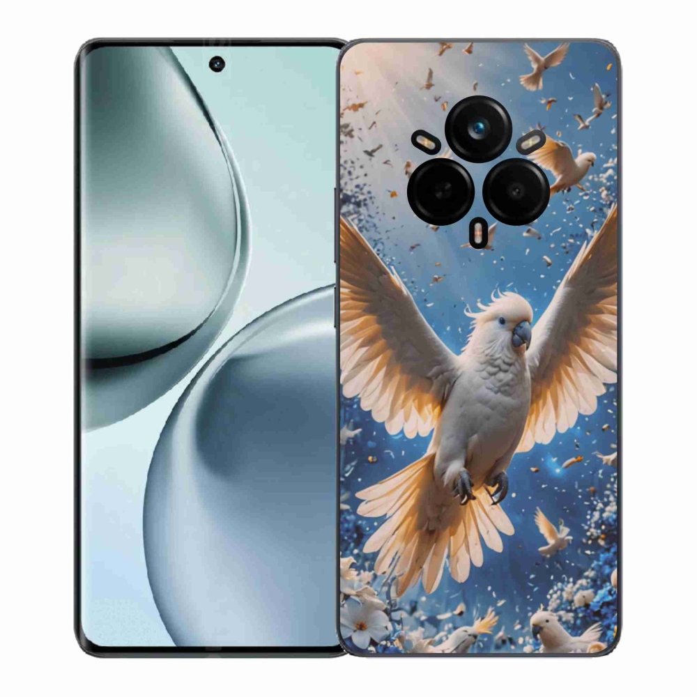 Gél borítás mmCase a Realme 14 Pro+ 5G készülékhez - papagáj kakadu