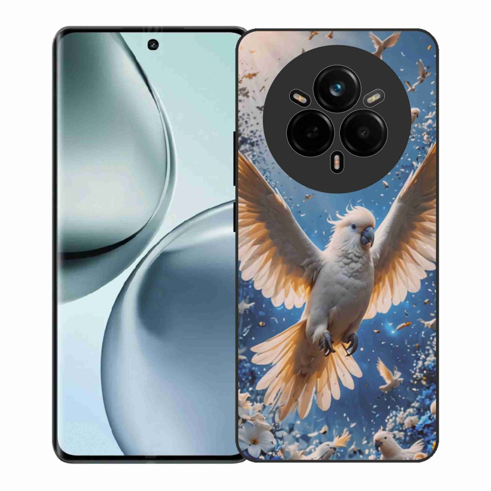 Gél borítás mmCase a Realme 14 Pro+ 5G készülékhez - papagáj kakadu