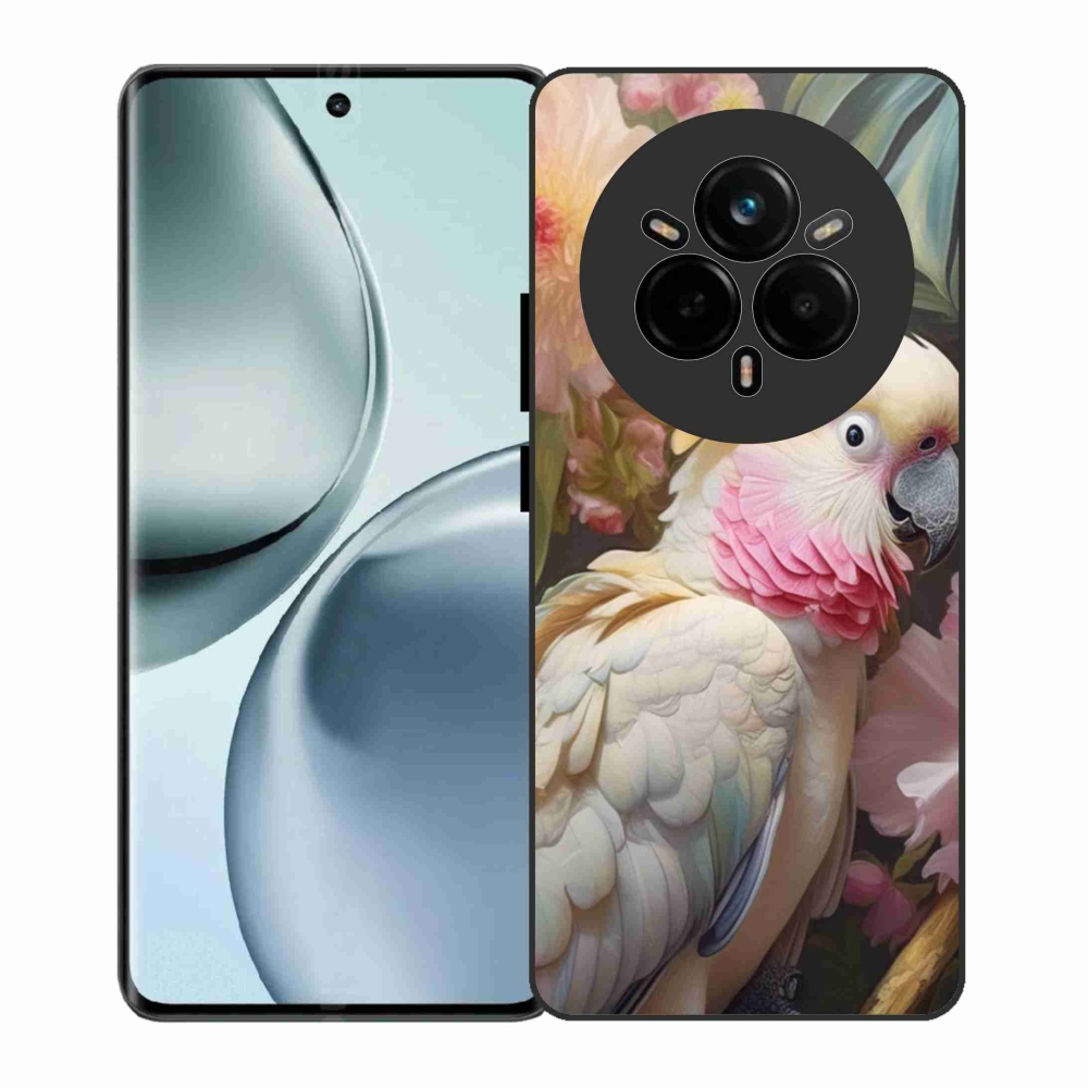 Gél borítás mmCase a Realme 14 Pro 5G készülékhez - papagáj kakadu rózsaszín 2