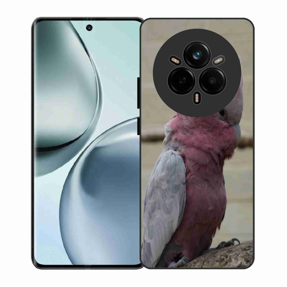 Gél borítás mmCase a Realme 14 Pro 5G készülékhez - papagáj kakadu rózsaszínű