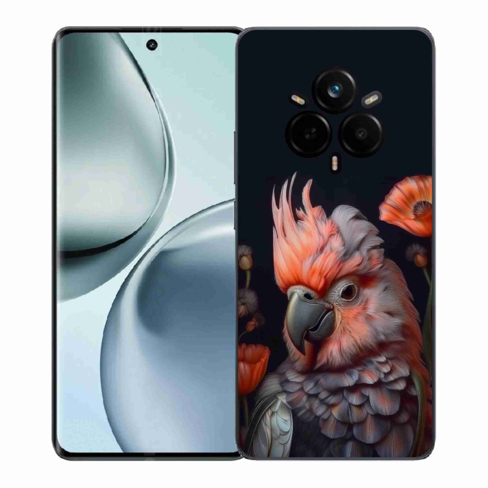 mmCase géltok a Realme 14 Pro+ 5G-hez – színes kakadu papagáj