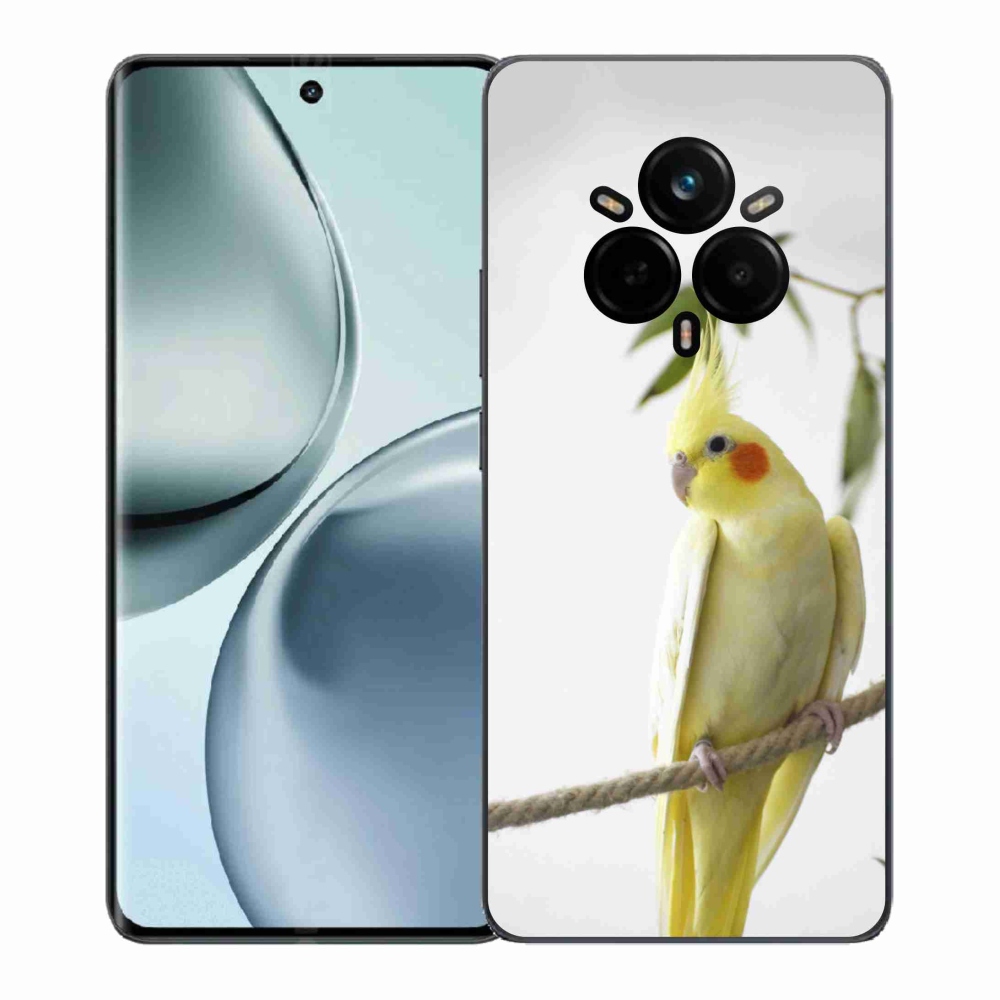 mmCase gélhuzat a Realme 14 Pro+ 5G-hez – tollas papagáj