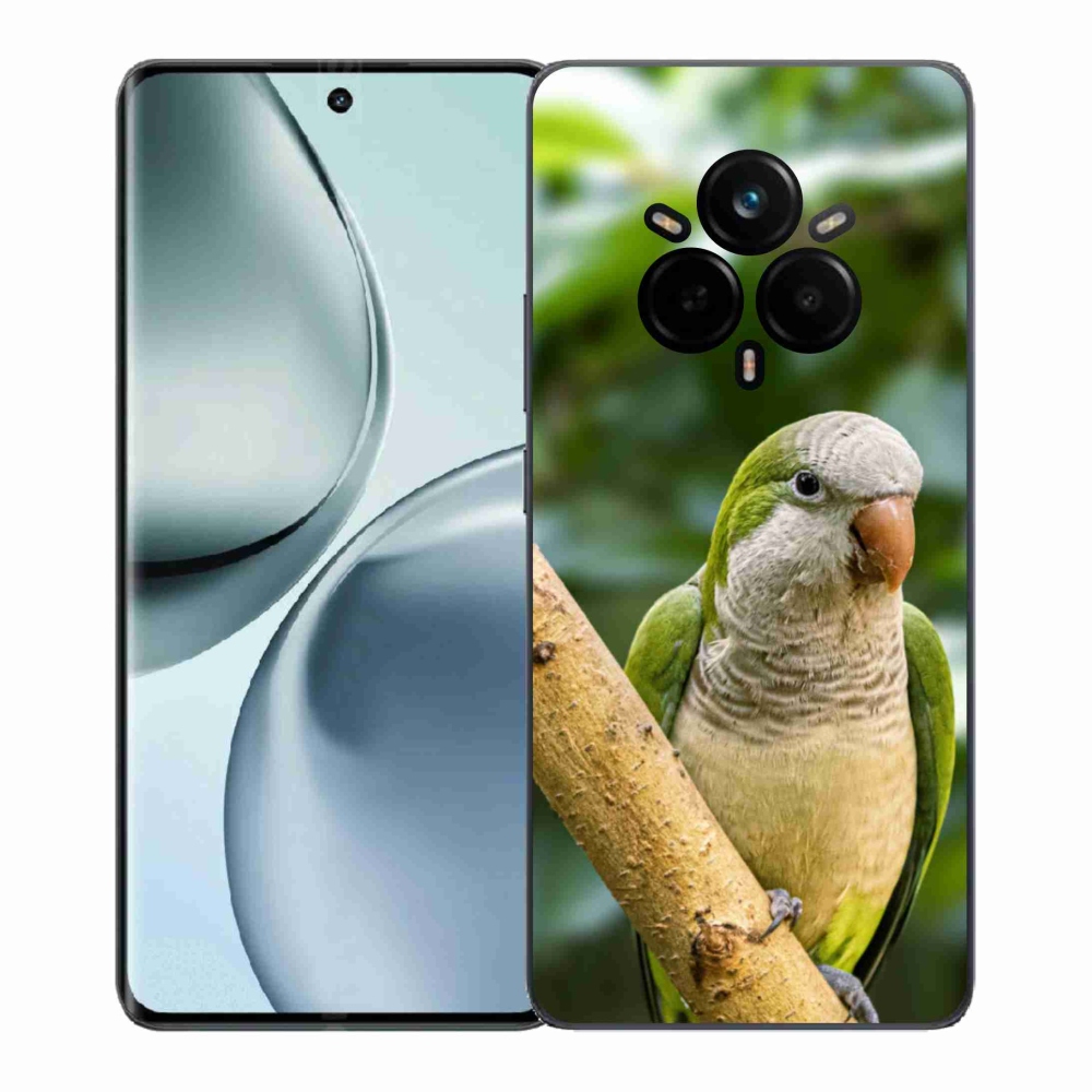 Zselés borítás mmCase a Realme 14 Pro 5G készülékhez - papagáj