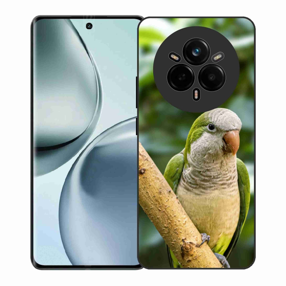 Zselés borítás mmCase a Realme 14 Pro+ 5G készülékhez - papagáj