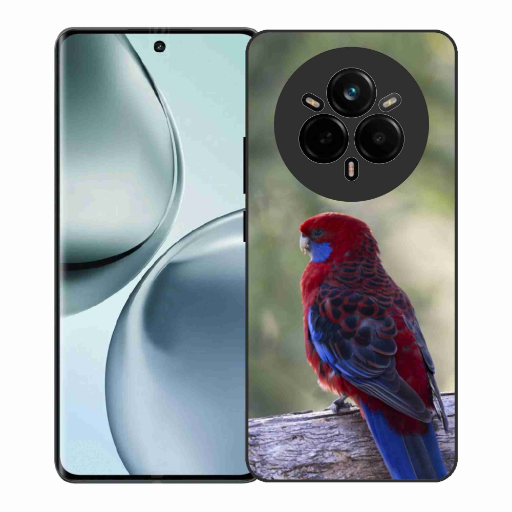 Zselés borítás mmCase a Realme 14 Pro+ 5G készülékhez - papagáj rosela