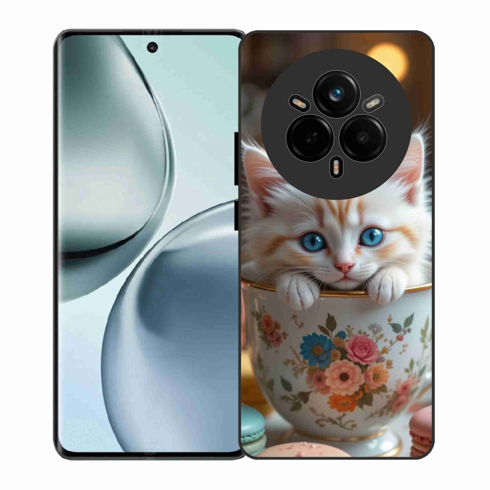 Gél borítás mmCase a Realme 14 Pro 5G számára - aranyos cica 6